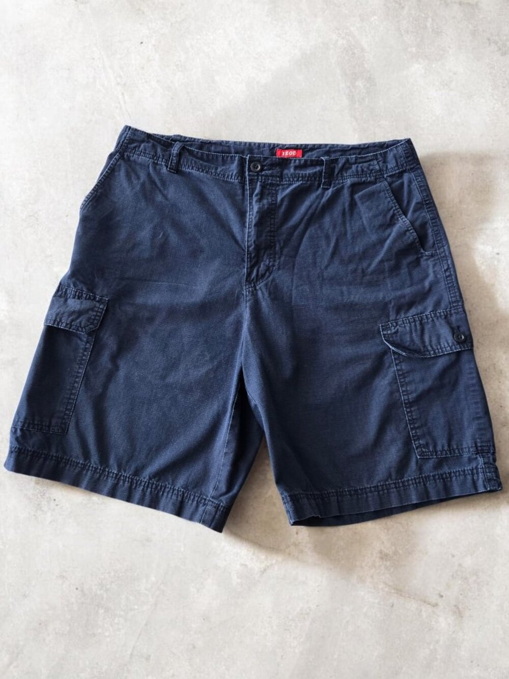Izod Men's Navy Cargo Shorts - 36W